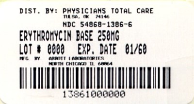 Image Of 250 mg Package Label (250mg Package Label)